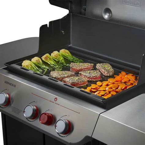 Weber Grills Full-Size Griddle Insert For Genesis 300 Series Gas Grills ...