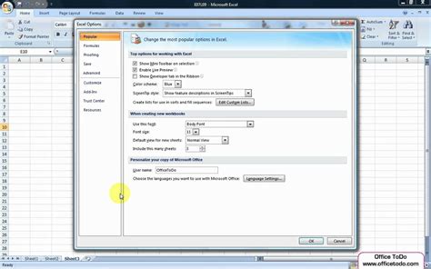 How To Change The Default Settings Of An Excel Workbook Excel Hot Sex