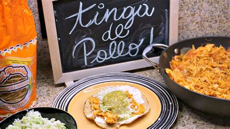 Tinga De Pollo Receta Facil Y Rapida Youtube