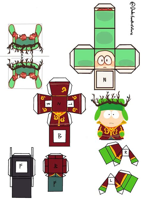 South Park Toys South Park Funny Paper Doll Template Paper Dolls