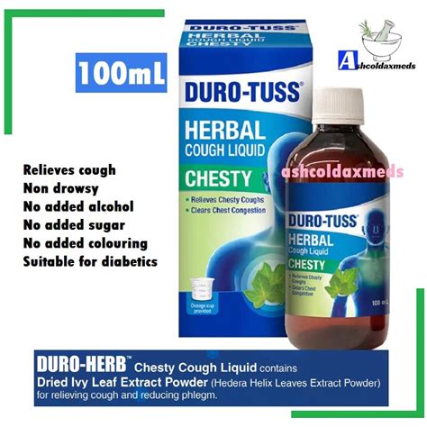 Prospanprospan F Or Duro Tuss Herbal Cough Syrup 100ml200ml Ivy Leaf