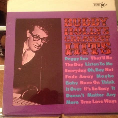 Buddy Holly Buddy Hollys Greatest Hits Cp8 By Buddy Holly