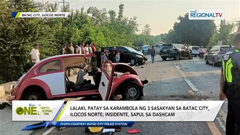 One North Central Luzon Lalaki Patay Sa Karambola Ng 3 Sasakyan Sa