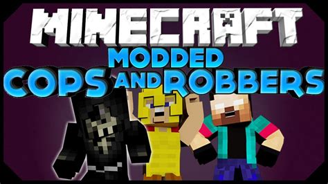 Minecraft MODDED COPS ROBBERS THE MORPH MOD W AciDic BliTzz