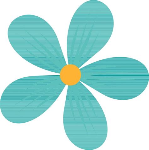 Light Blue Flower On A White Background 24379677 Vector Art At Vecteezy