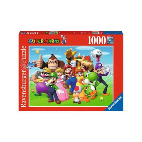 Puzle Ravensburger Super Mario 1000 Piezas Calidad y Diversión