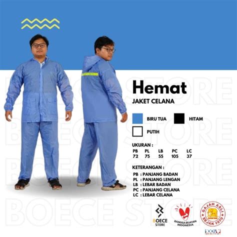 Jual Jas Hujan Dewasa Setelan Jc Hemat Elephant Brand Jas Hujan