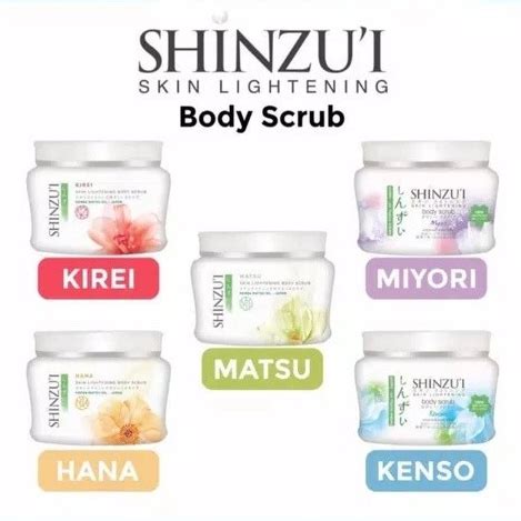 Jual SHINZUI Skin Lightening Body Scrub Sakura Kirei Myori