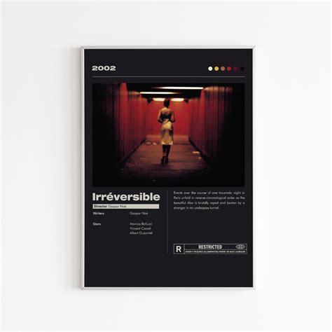 irreversible  poster minimalist  poster gaspar etsy