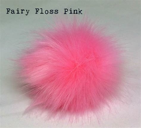 Faux Fur Pom Poms Etsy