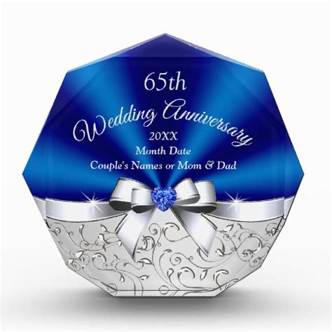 65th Wedding Anniversary Gift Ideas for Parents | Zazzle.ca