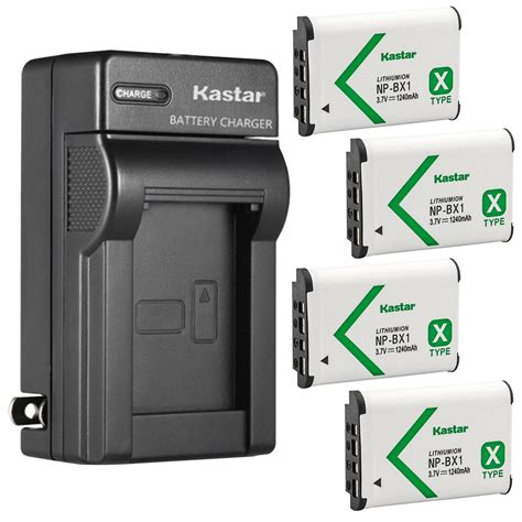 Kastar Pack Np Bx Battery And Ac Wall Charger Replacement For Sony