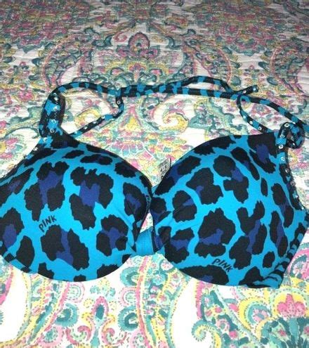 Victoria S Secret Cheetah Print Bikini Top 8 80 Off Retail From