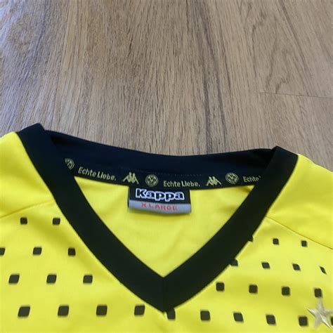 Borussia Dortmund Kappa Home Bundesliga Depop