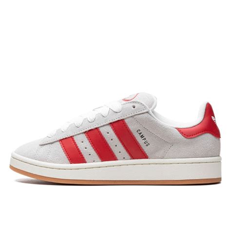 Adidas Campus 00s Crystal White Better Scarlet Gy0037 Limited Resell