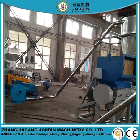 WPC Wood Compounding With Plastic PP PE Granulation Machine Plant WPC