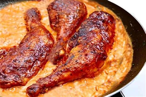 Sobrecoxa De Frango Assada Molho Deliciosa E Perfeita Para O Seu