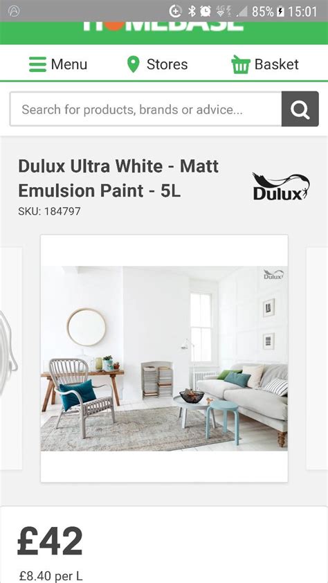 Dulux Ultra White Matt Emulsion Paint 5l In Winwick For £2000 For