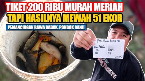 Ikan Ratusan Kilo Di Tiket Ribu Pertama Kali Mancing Disini Pake