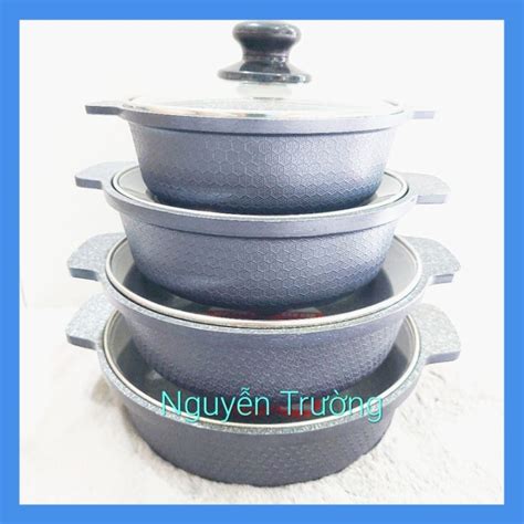 Nồi gang - Thố đúc vân đá đáy từ cao cấp Sky Star | Shopee Việt Nam