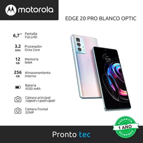 Celular Moto Edge Pro Gb Gb Hz Hdr Blanco Cts En Venta En