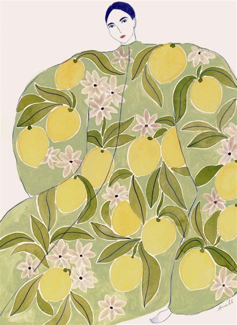 Lemon Coat By Anine Cecilie Iversen Goetze Art Design