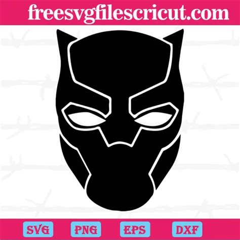 Black Panther Mask Svg Free Svg Files For Cricut