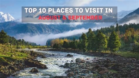 Top Place To Visit In August And September In India Youtube