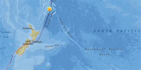 Strong Earthquake Strikes Off New Zealand S Kermadec Islands The