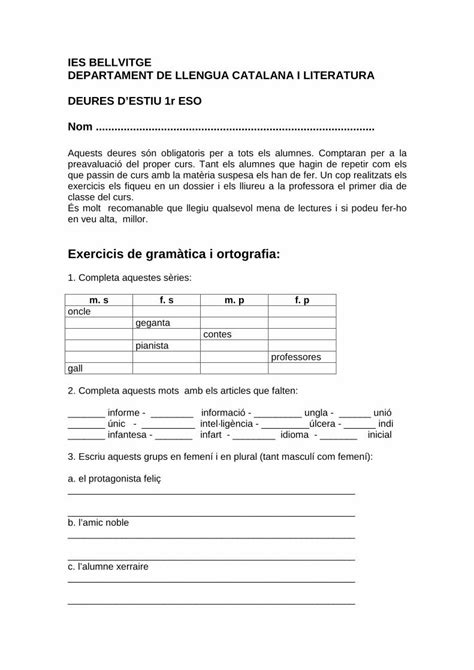 PDF Exercicis de gramàtica i ortografia xtec PDF fileDEURES D