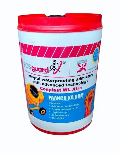 Fosroc Conplast WL Xtra 20L At Rs 75 Litre Conplast WL Integral