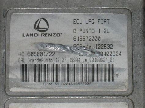 ECU Gpl Landi Renzo G Punto 1 2 OMEGAS 3 4 Cilindri 616572000 Milano