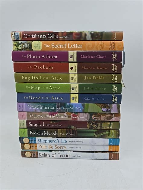 Lot Of 14 Annie S Attic Mysteries Amish Inn Scottish Bakehouse Hardback