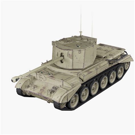 Cruiser Tank Mk VIII Challenger 3D model - TurboSquid 2083150