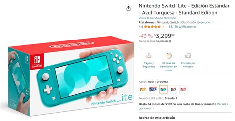 Nintendo Switch Lite A La Mitad De Su Precio Con Este Descuento