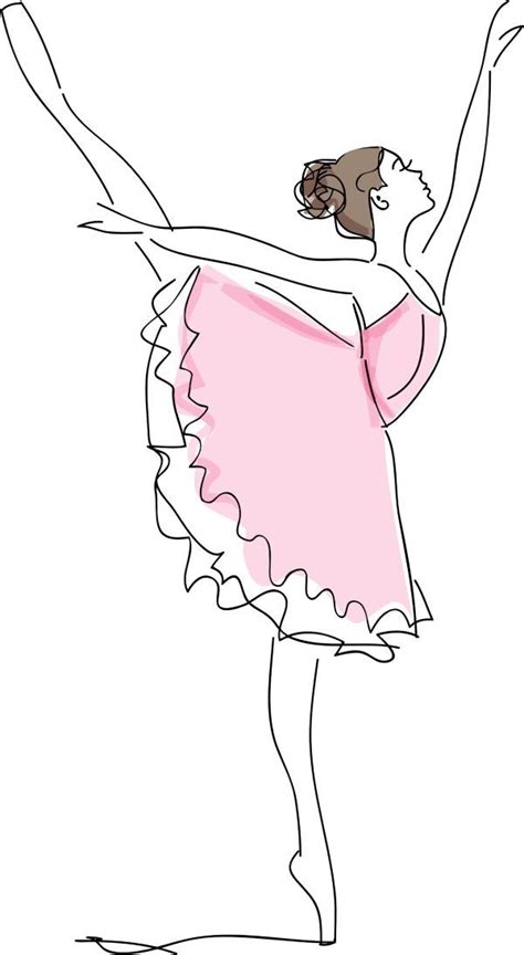 Desenho De Uma Bailarina - Desenho de Bailarina: para colorir, imprimir e moldes - Artesanato ...
