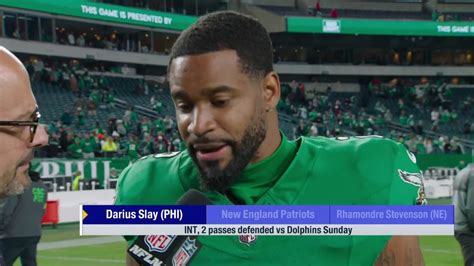 Philadelphia Eagles Cornerback Darius Slay Breaks Down His INT With NFL