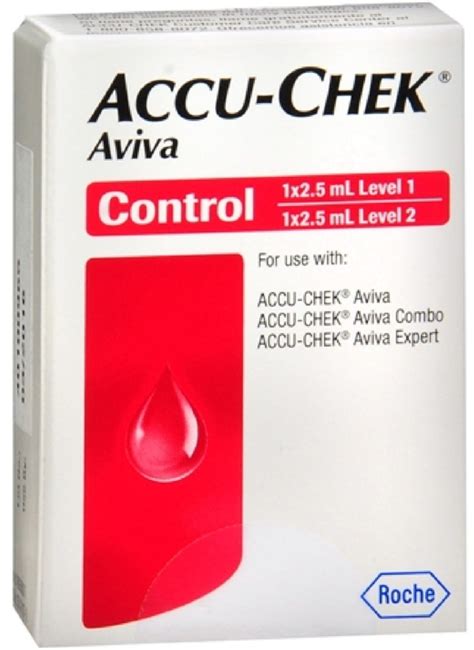 Accu Chek Aviva Control Solution Each Walmart Walmart