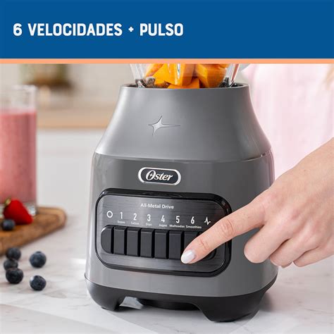 Ripley LICUADORA OSTER VASO DE VIDRIO 6 VELOCIDADES PULSO BLSTPEGGPB