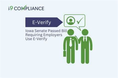 Iowa Senate Passed Bill Requiring Employers Use E-Verify - I-9 Compliance