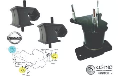 2 Soportes Motor 1 Soporte Caja Nissan Frontier 2 5l 15 17