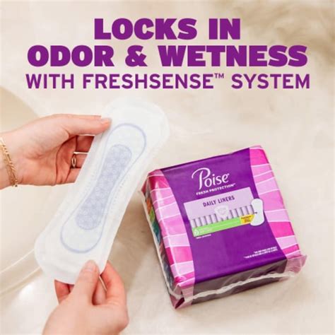 Poise Liners Daily Incontinence Panty Liners Drop Very Light