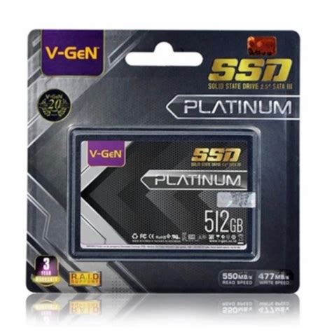 Jual Ssd V Gen Platinum Gb Sata Solid State Drive Vgen