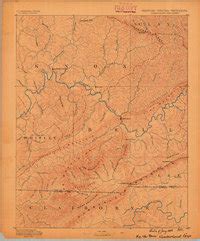 1888 Map Of Cumberland Gap TN High Res Pastmaps