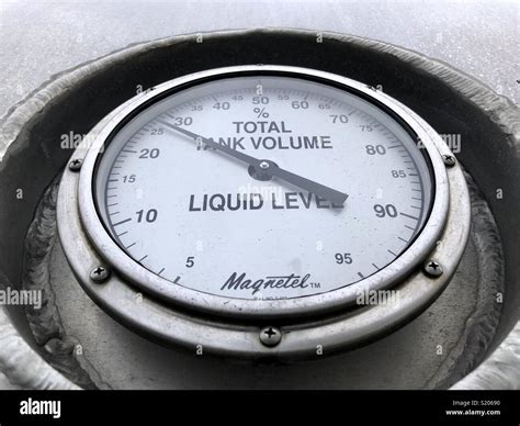 tank volume meter  res stock photography  images alamy