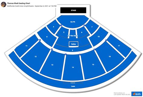 Midflorida Credit Union Amphitheatre Seating Chart Rateyourseats