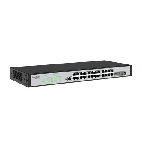 Switch 24 Portas Intelbras Sg 2404d Mr L2 KaBuM