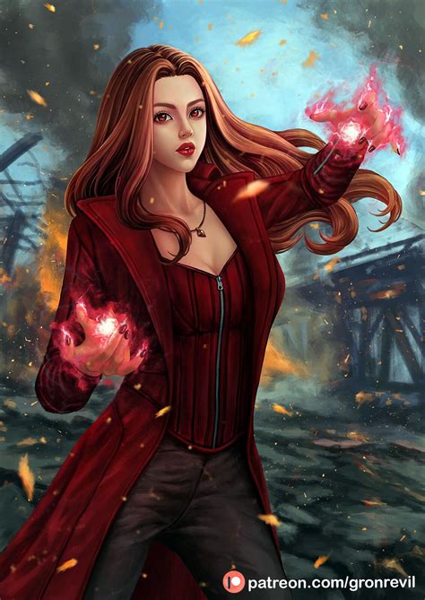 gronrevil - Scarlet Witch fan art | Scarlet witch, Scarlet witch marvel, Scarlet witch costume