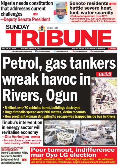 Newspaper Headlines Governors Hire Consultants To Break Monopoly Of