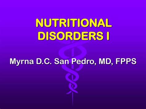 Ppt Nutritional Disorders I Powerpoint Presentation Free Download